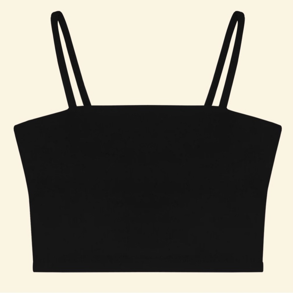NWT Hu-ha Tata Crop Cami in Black
